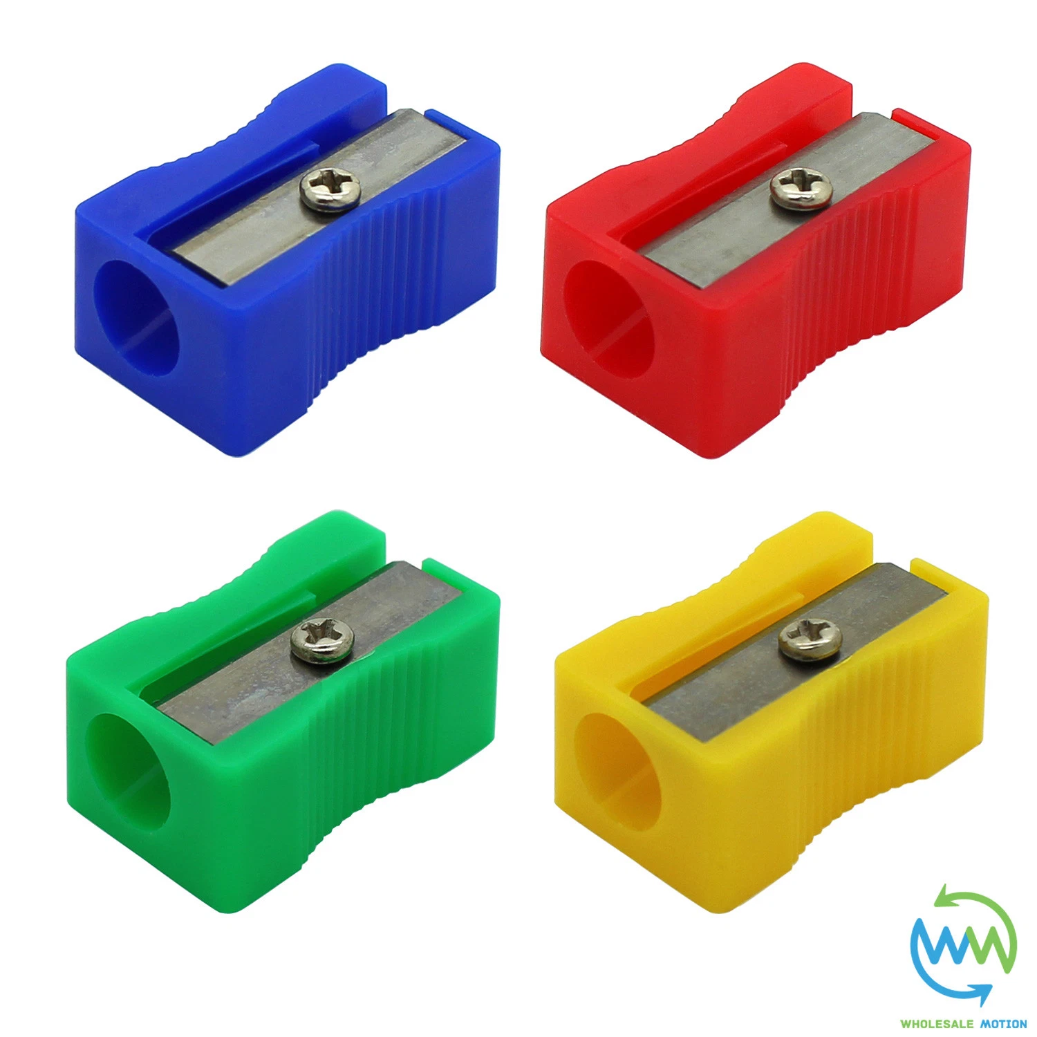 4 x Plastic Pencil sharpener