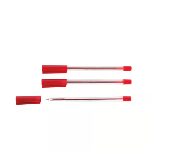 YPO Stick Ballpoint Pens Red